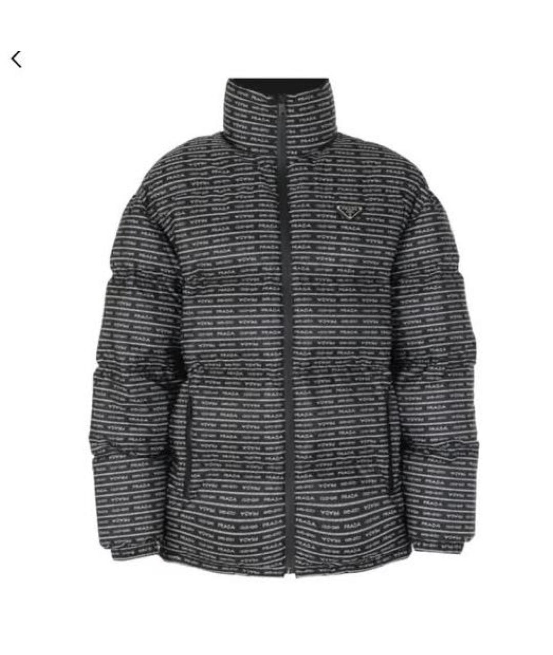 PRADA Черная нейлоновая куртка, фото 9
