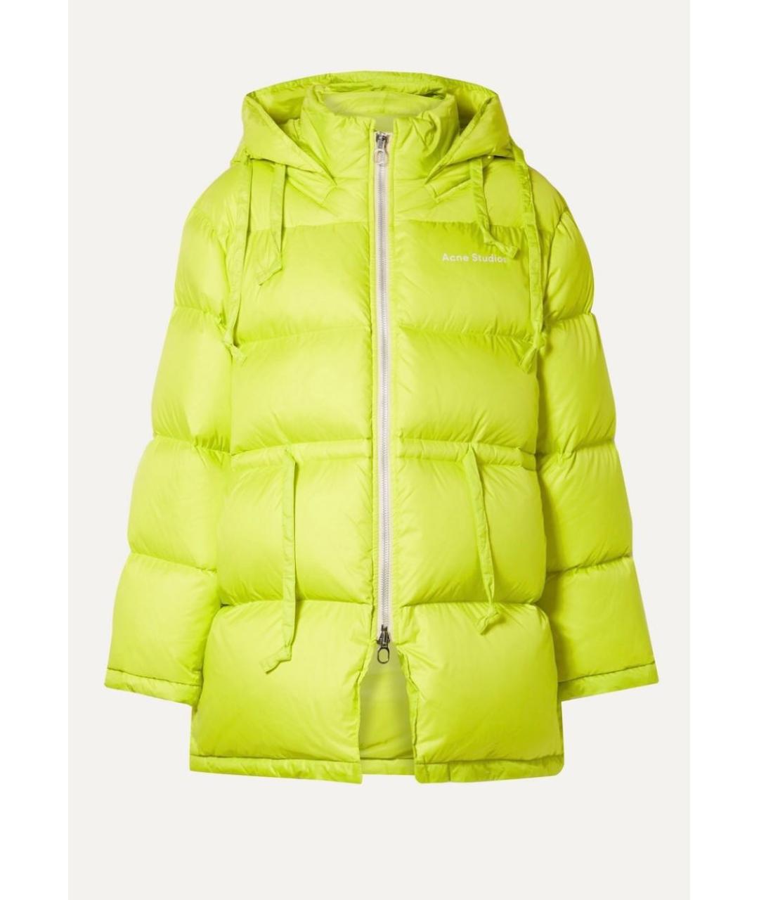 ACNE STUDIOS Салатовый пуховик, фото 5