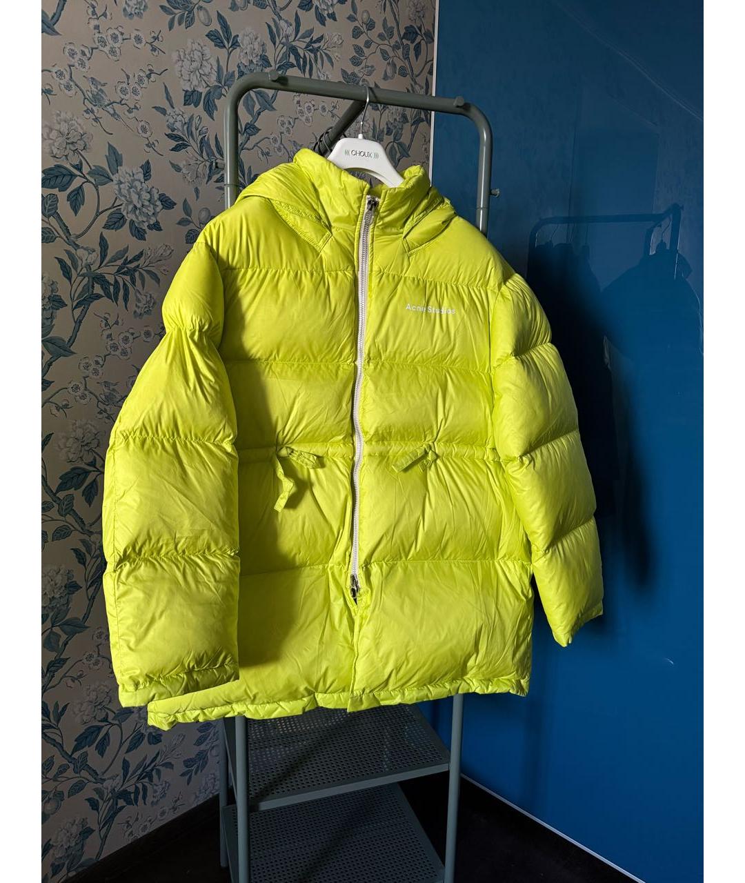 ACNE STUDIOS Салатовый пуховик, фото 3