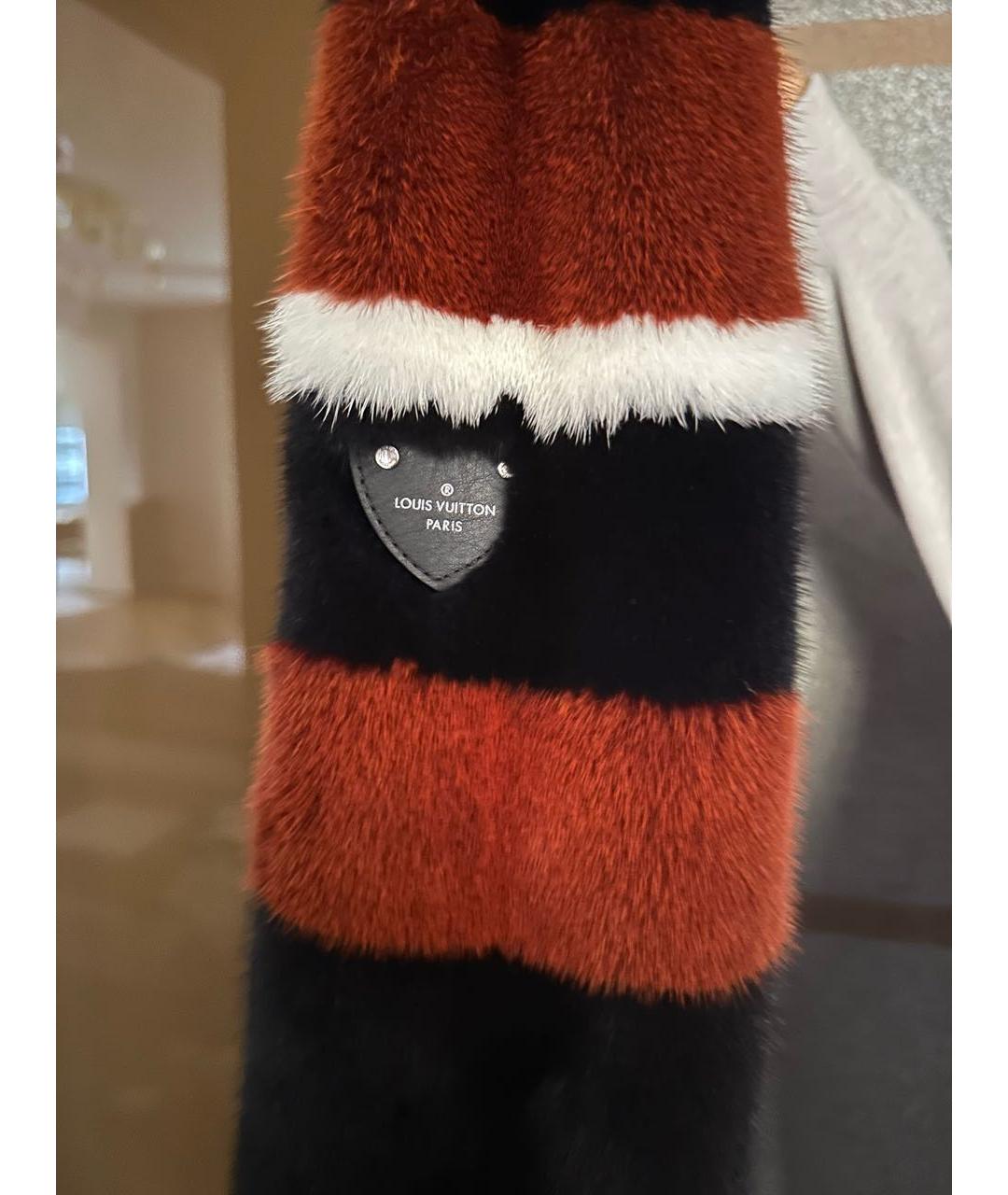 LOUIS VUITTON Мульти меховая шуба, фото 3