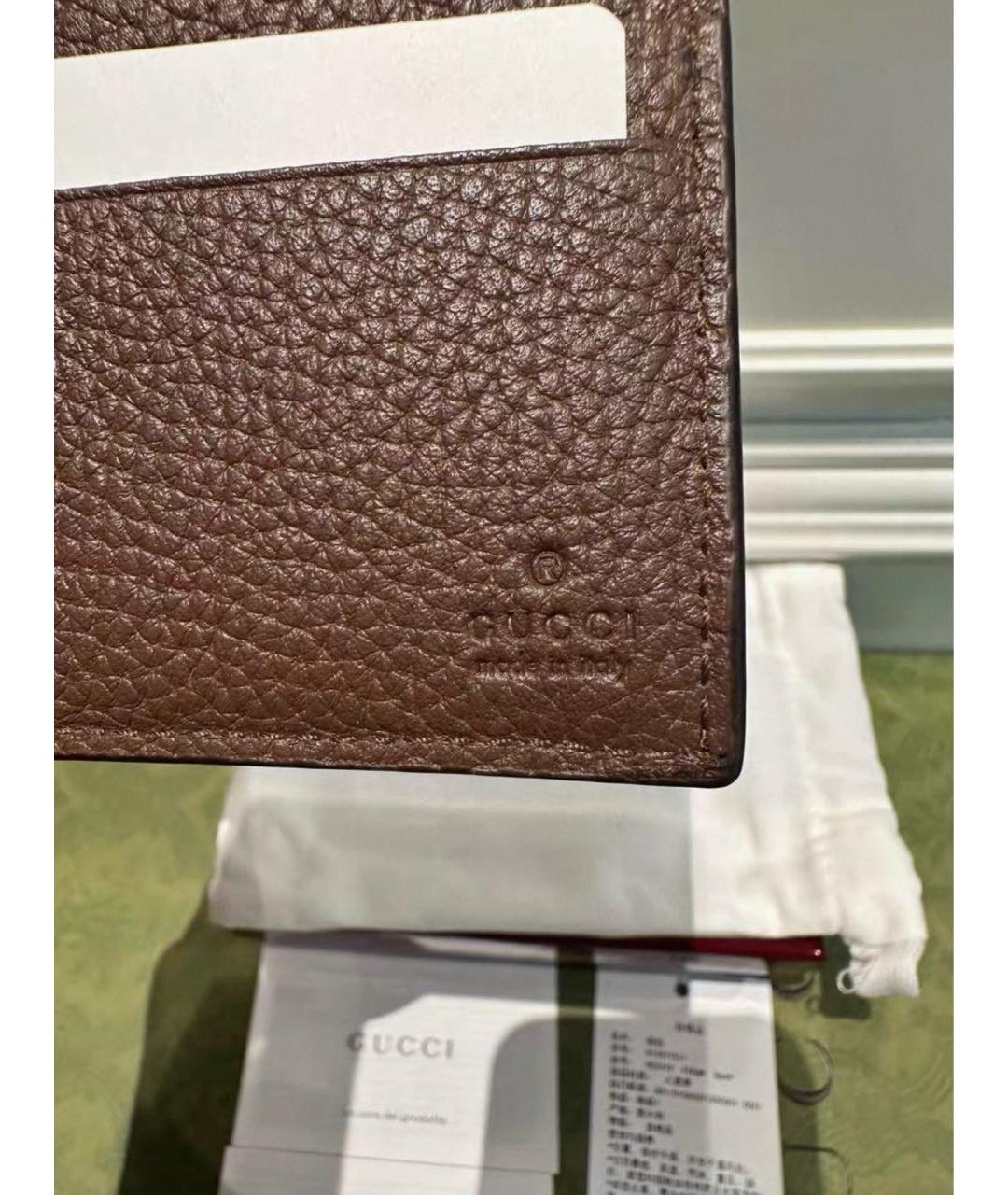 GUCCI Коричневый кошелек, фото 6