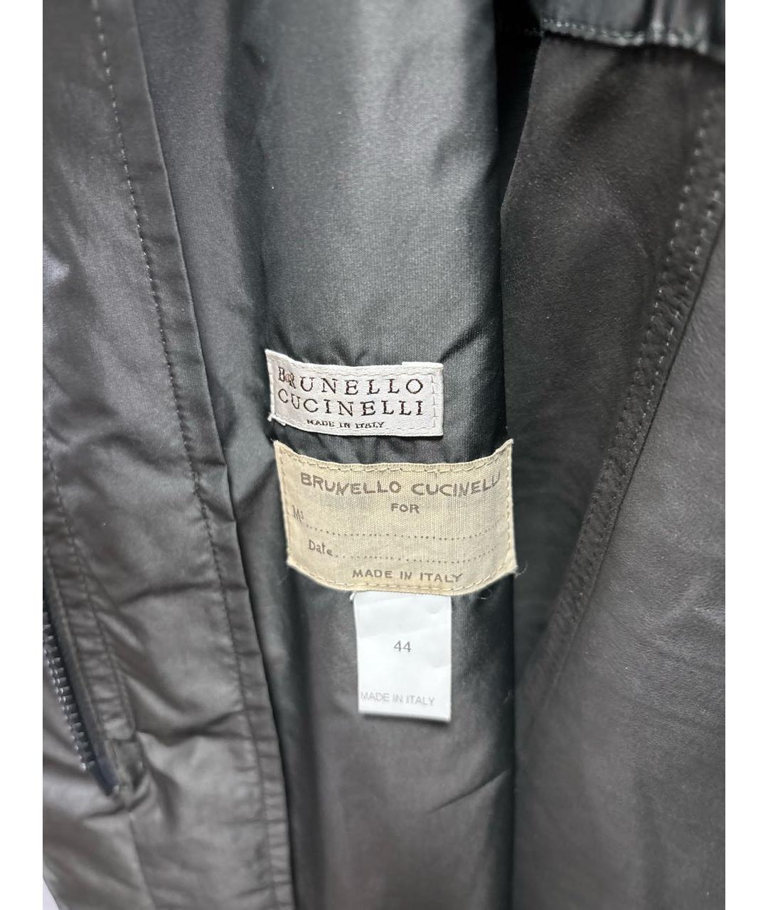 BRUNELLO CUCINELLI Антрацитовая замшевая куртка, фото 3