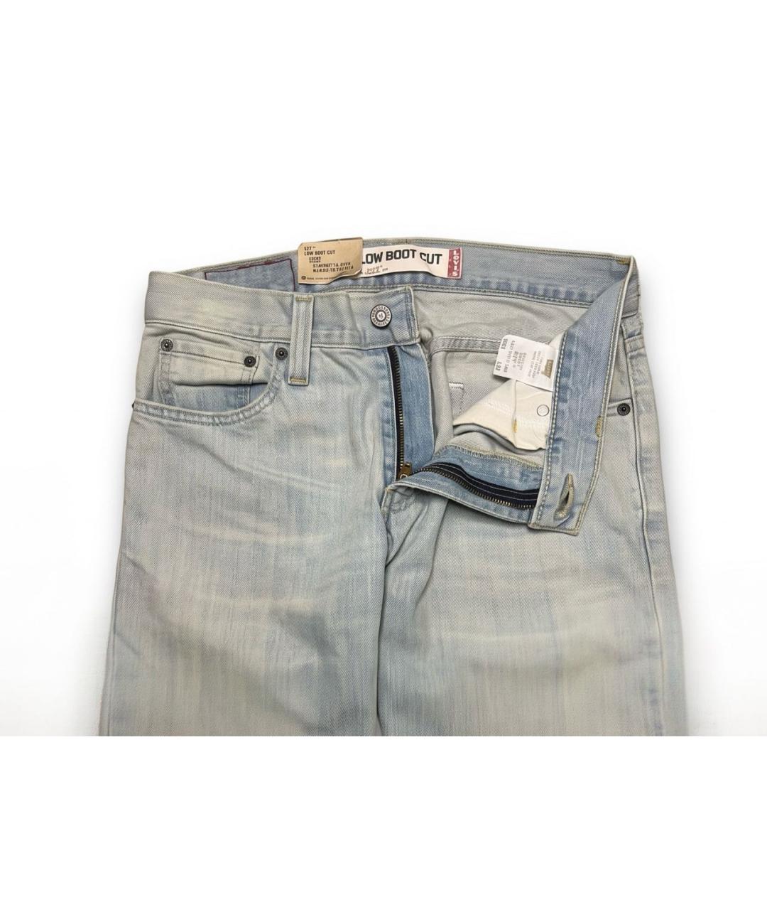LEVI'S Голубые хлопковые джинсы, фото 4