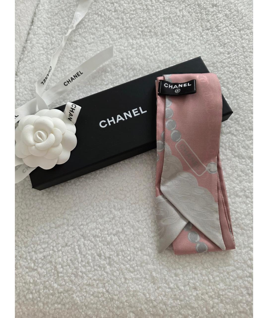 CHANEL Розовая повязка, фото 4
