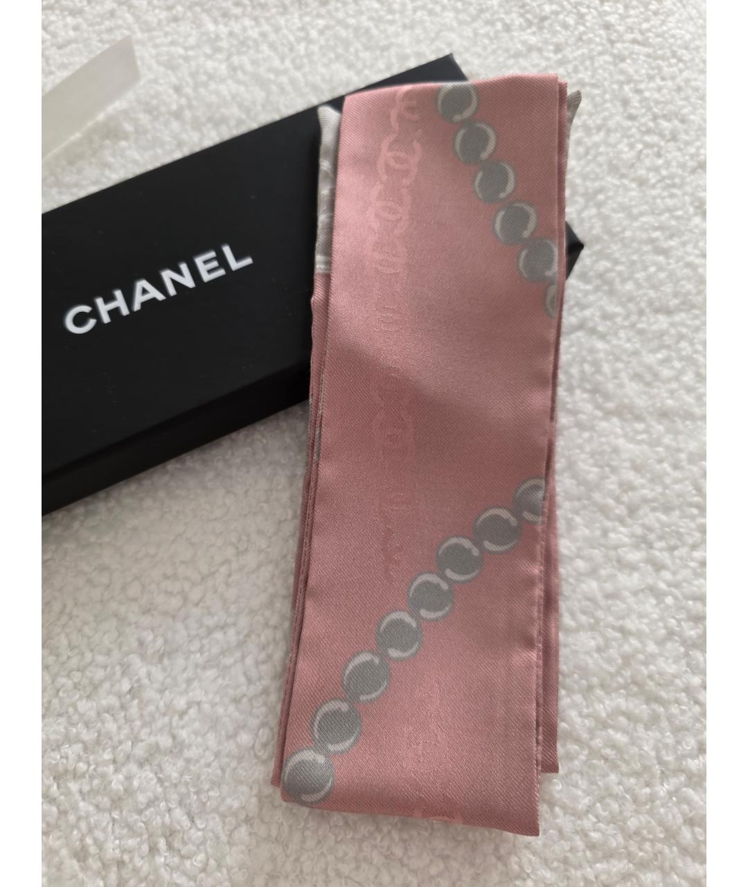 CHANEL Розовая повязка, фото 3