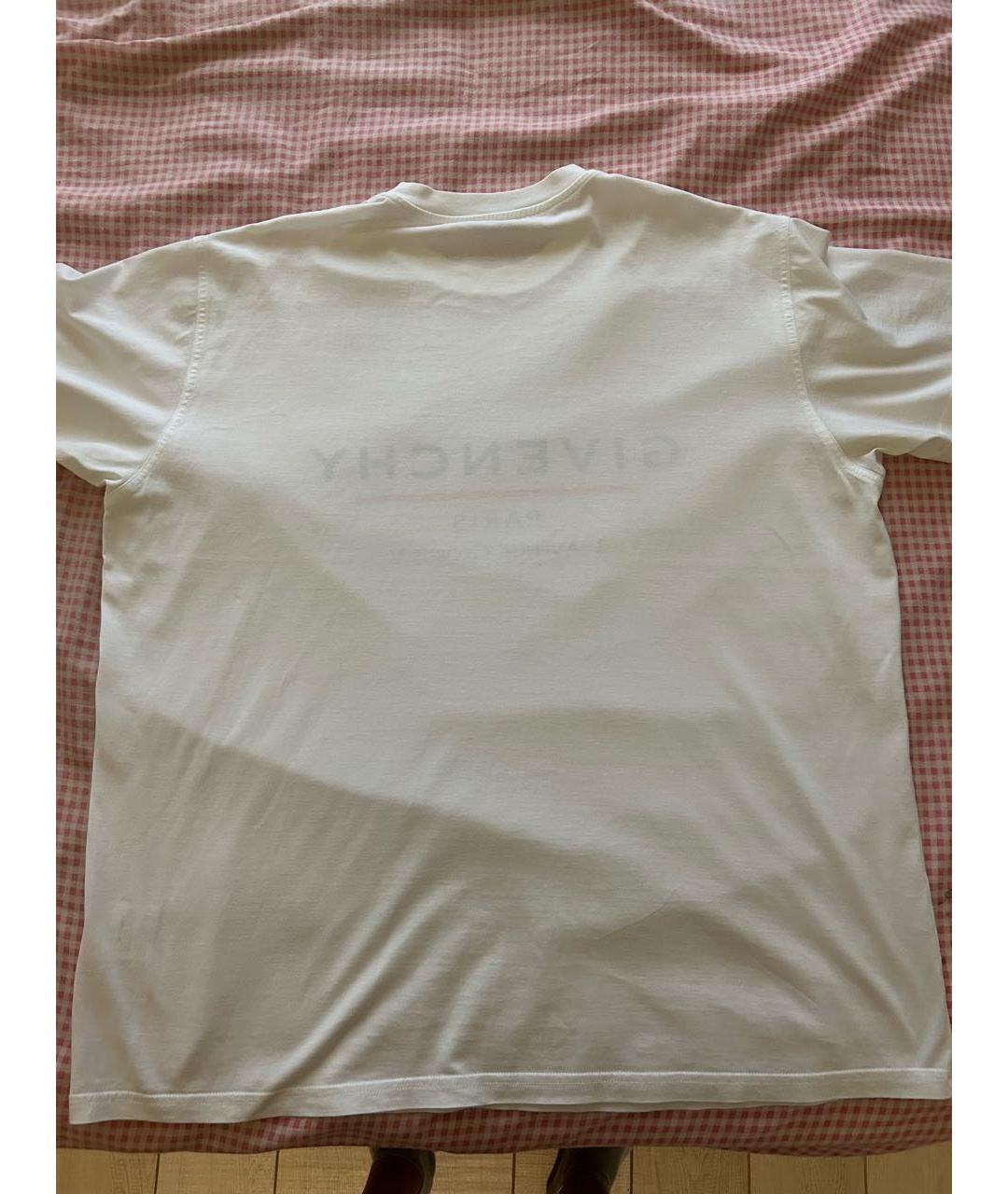 GIVENCHY Белая хлопковая футболка, фото 2