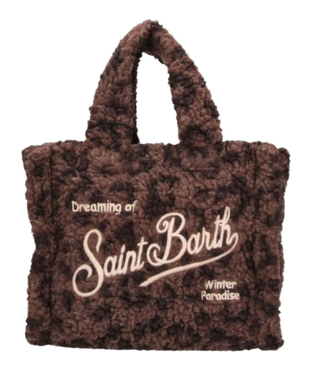 MC2 SAINT BARTH Коричневая сумка тоут, фото 1