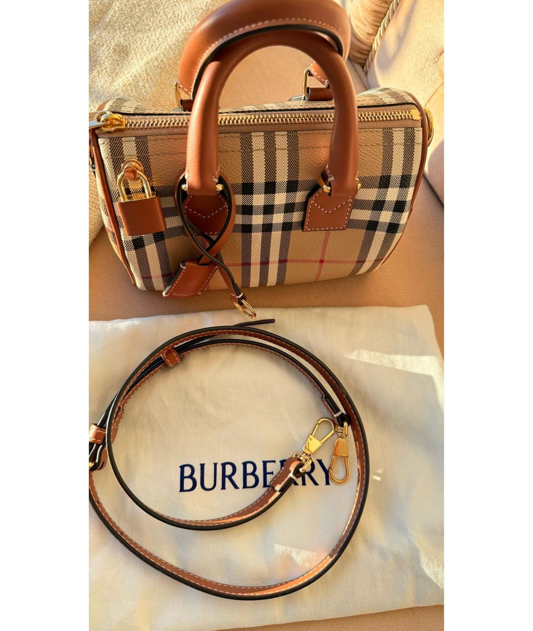 BURBERRY Сумка с короткими ручками, фото 4