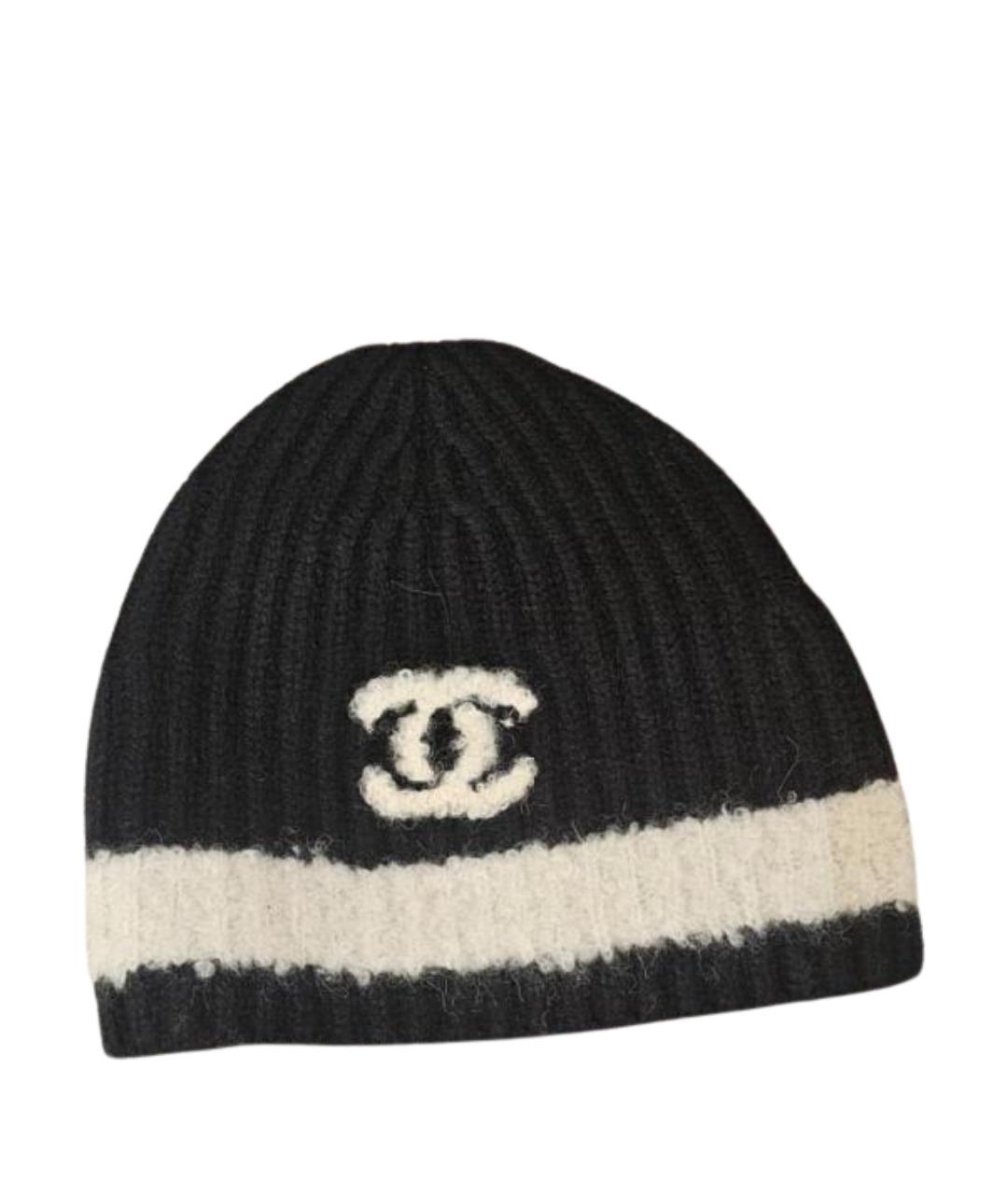 CHANEL Черная шапка, фото 1
