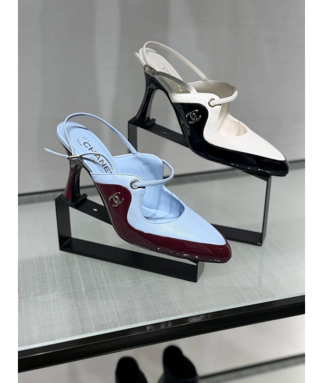 CHANEL Мульти кожаные туфли, фото 3