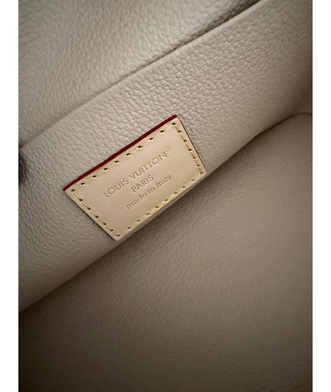 LOUIS VUITTON Коричневая косметичка из канвы, фото 7