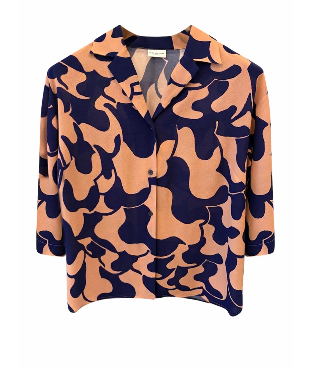 DRIES VAN NOTEN Мульти шелковый костюм с юбками, фото 6