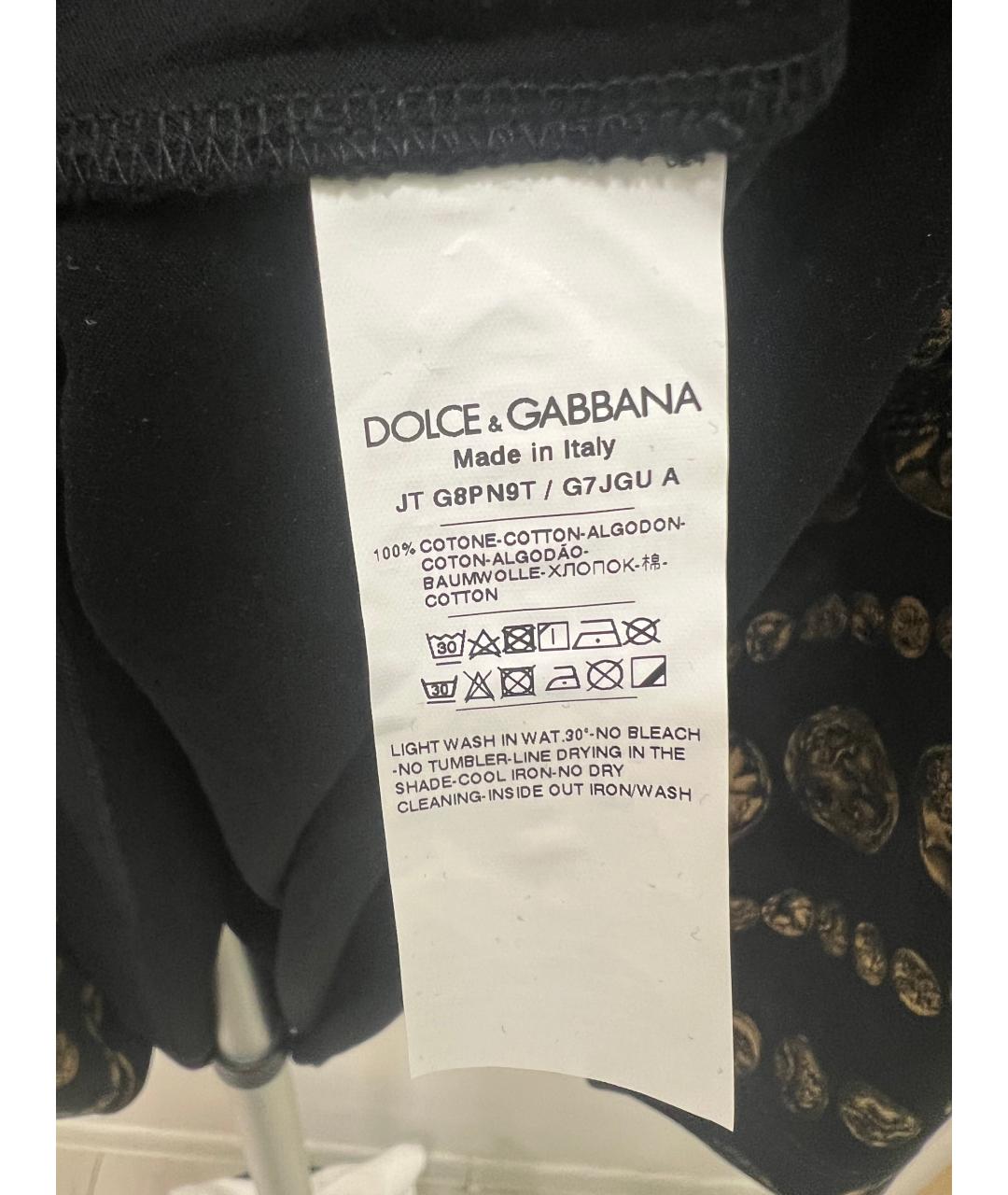 DOLCE&GABBANA Хлопковая футболка, фото 4