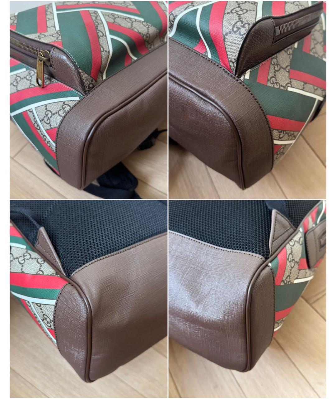 GUCCI Мульти рюкзак из канвы, фото 5