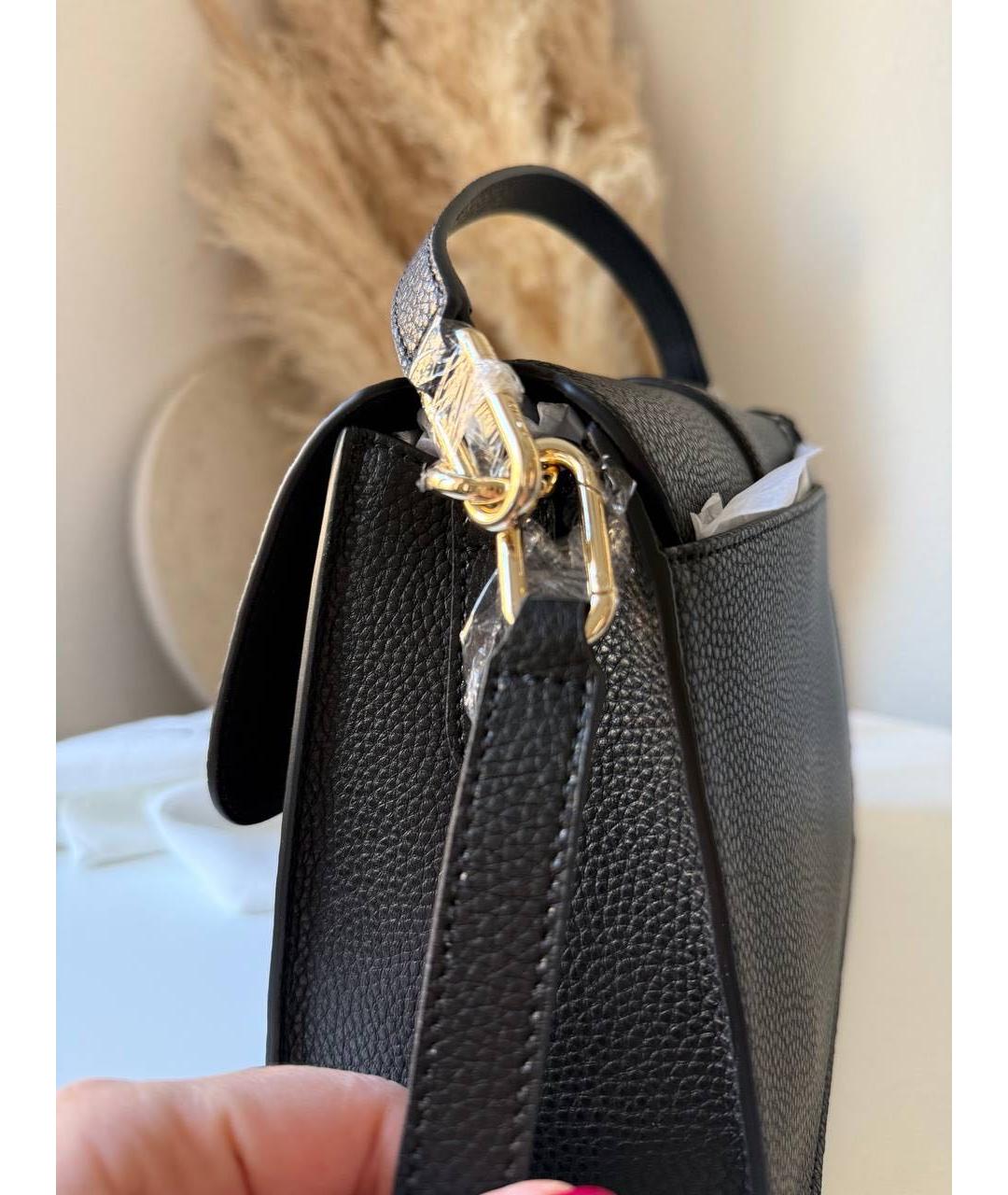 FURLA Черная кожаная сумка через плечо, фото 2