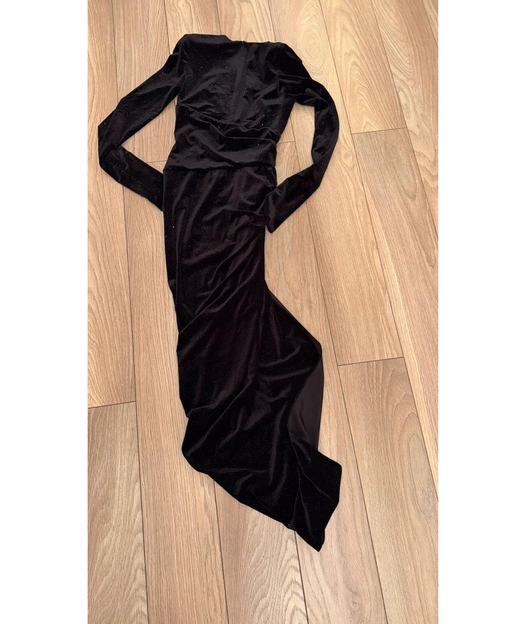 ALEXANDRE VAUTHIER Черное полиэстеровое вечернее платье, фото 2
