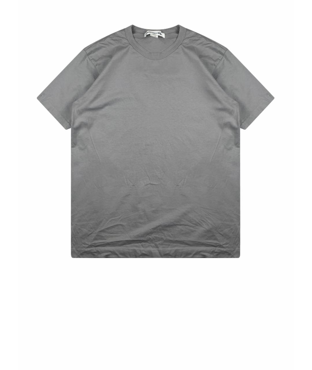 COMME DES GARÇONS SHIRT Антрацитовая хлопковая футболка, фото 7