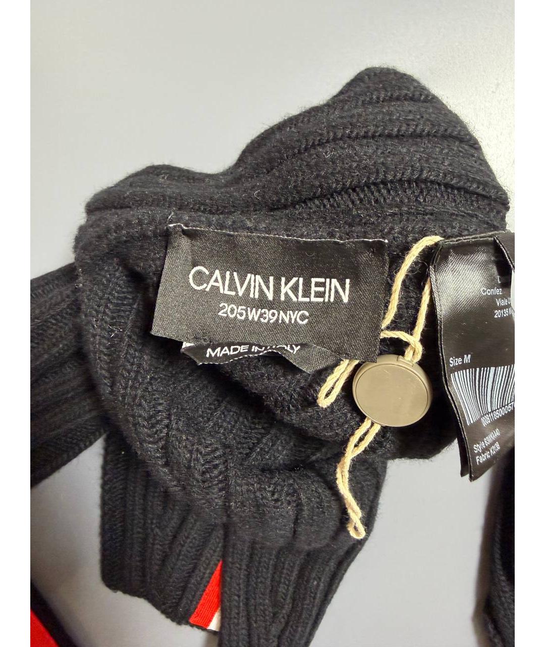 CALVIN KLEIN Черные митенки, фото 6