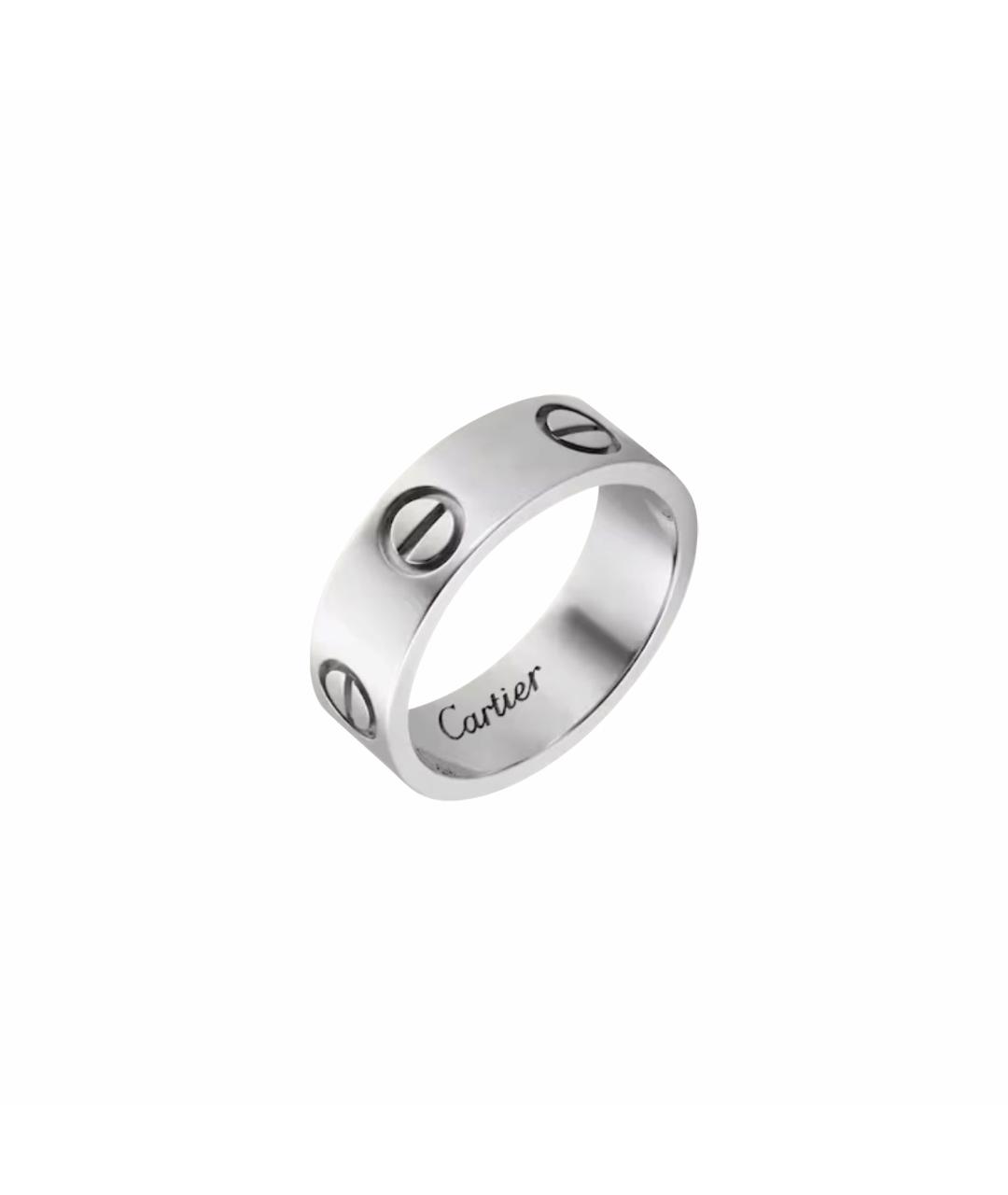 CARTIER Белое кольцо из белого золота, фото 1