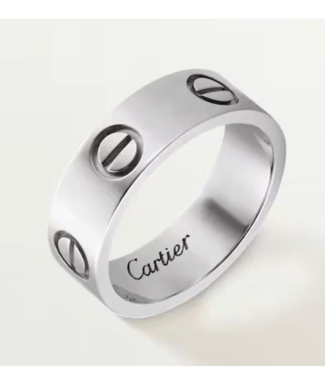 CARTIER Белое кольцо из белого золота, фото 6