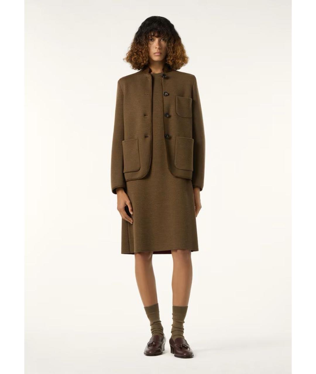 LORO PIANA Коричневая шерстяная куртка, фото 4