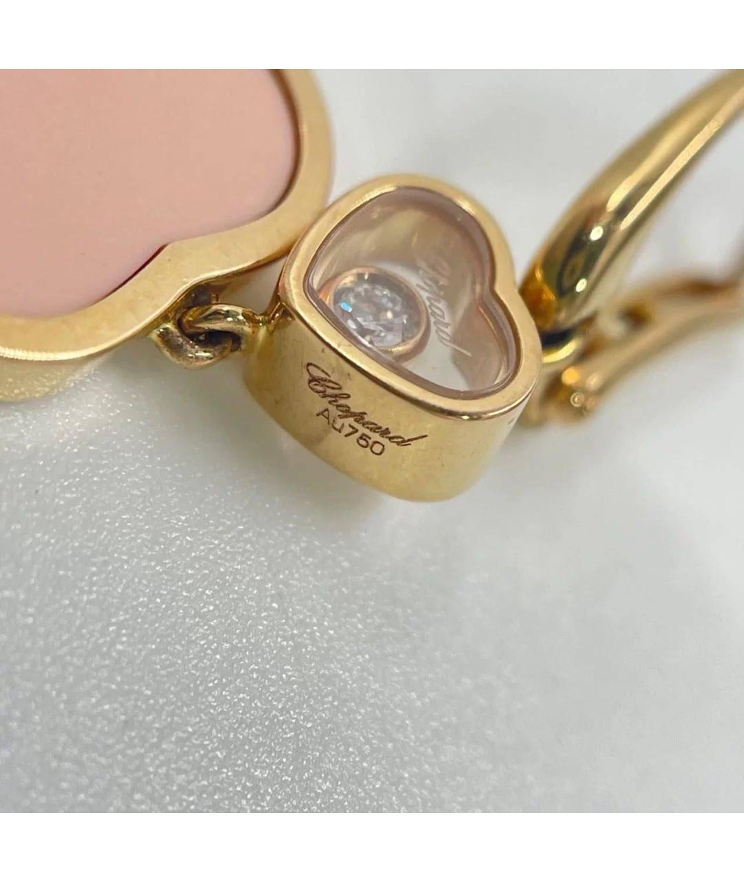 CHOPARD Розовые серьги из розового золота, фото 3