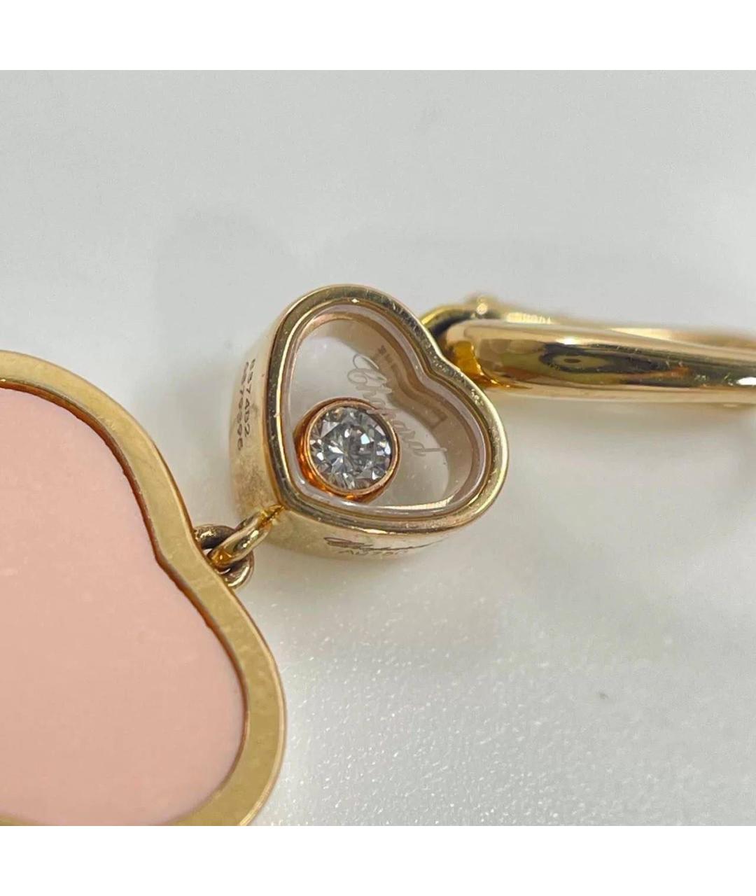 CHOPARD Розовые серьги из розового золота, фото 5