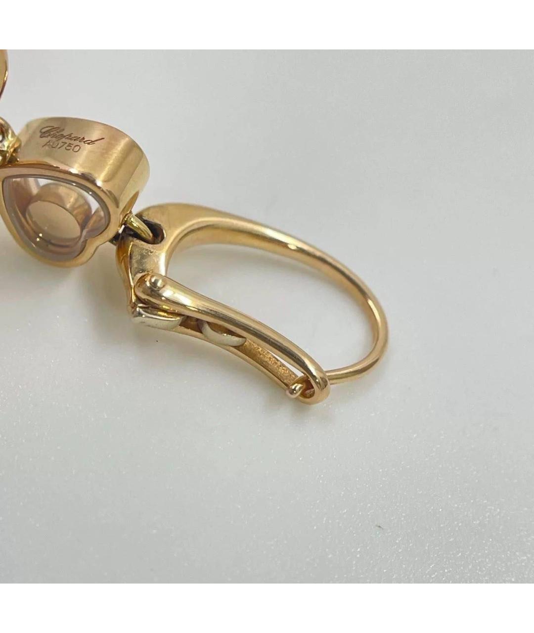 CHOPARD Розовые серьги из розового золота, фото 8
