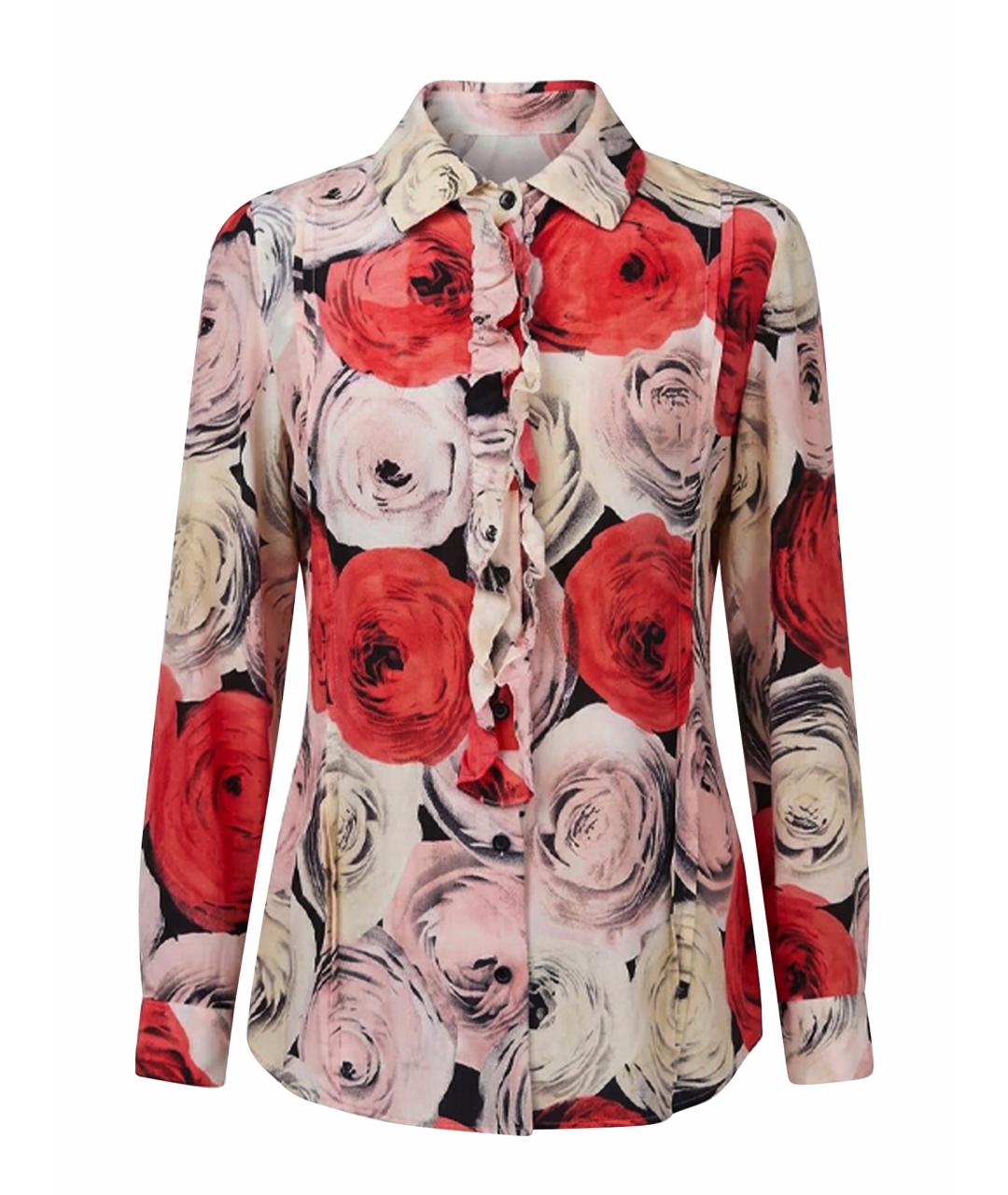 MOSCHINO Мульти шелковая блузы, фото 1
