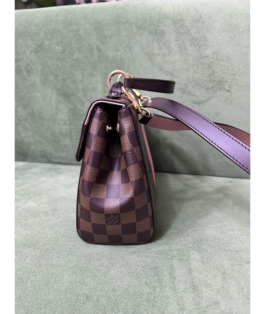 LOUIS VUITTON Коричневая сумка через плечо из канвы, фото 2