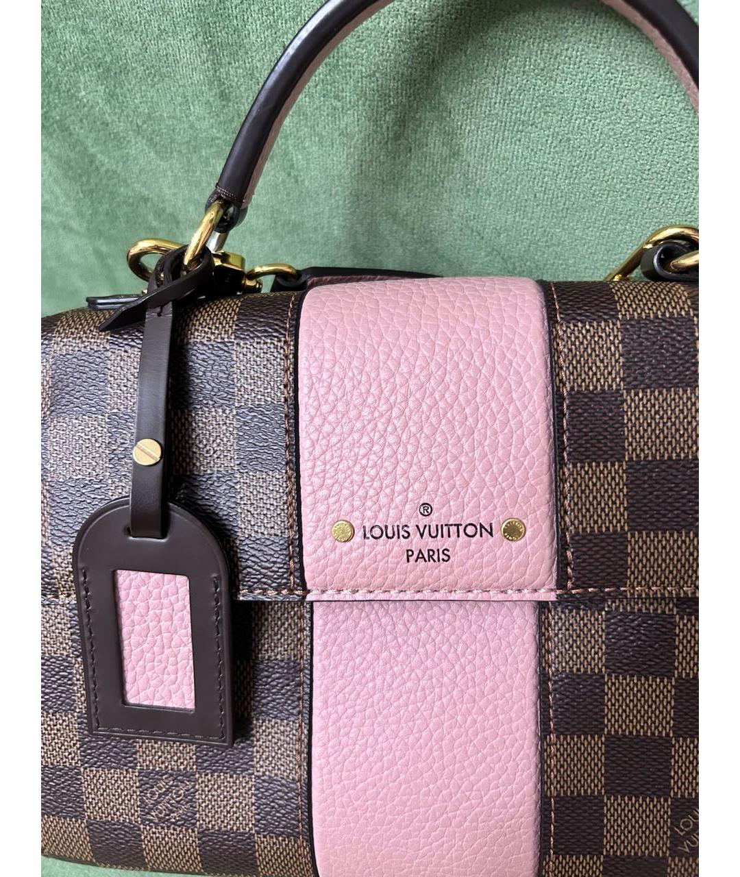 LOUIS VUITTON Коричневая сумка через плечо из канвы, фото 7