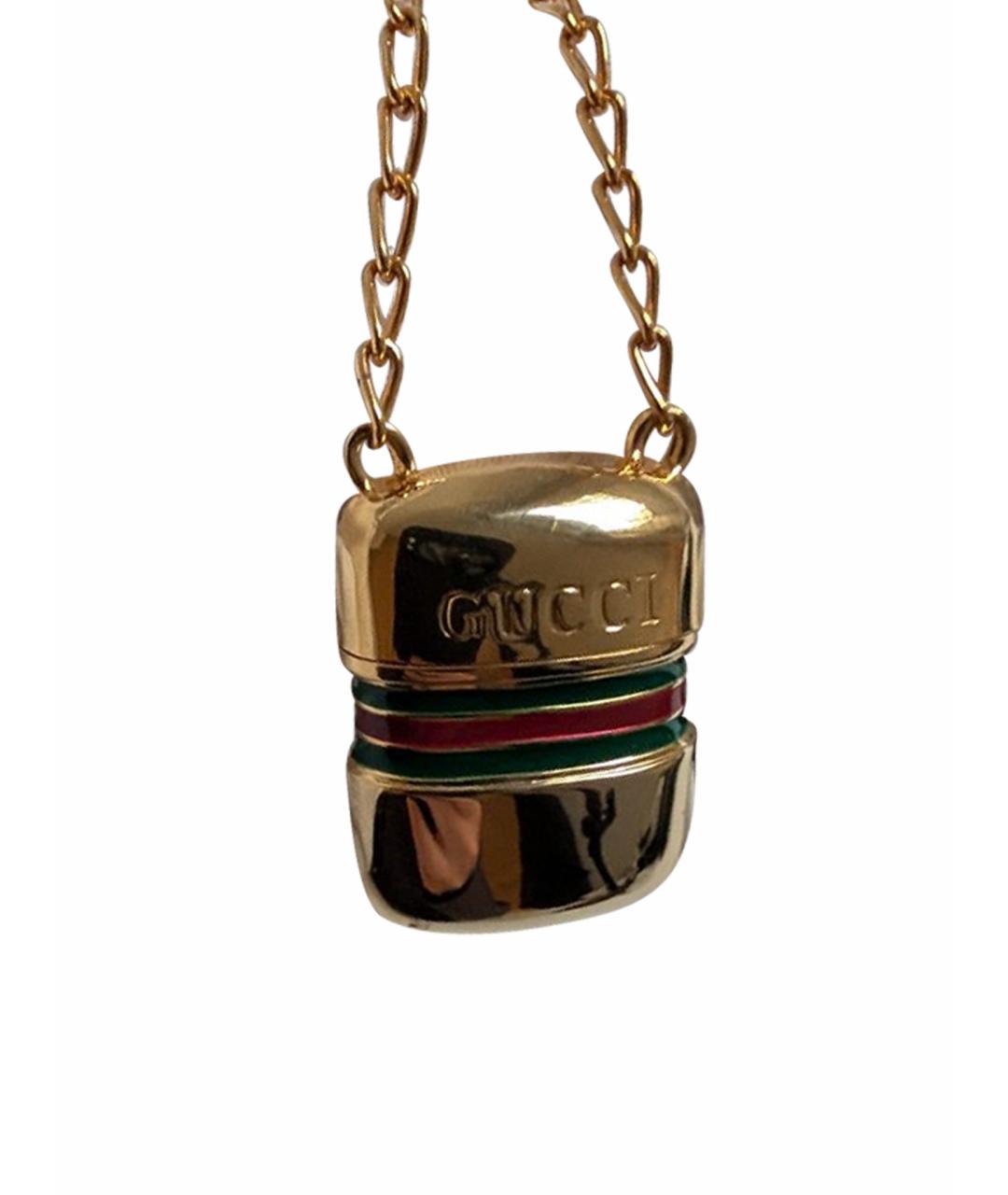 GUCCI Золотая позолоченная подвеска, фото 1