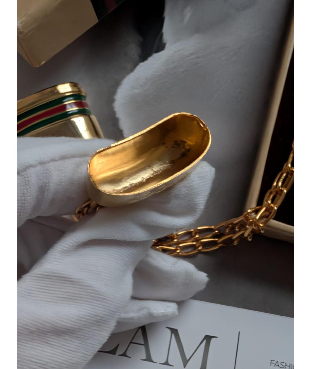 GUCCI Золотая позолоченная подвеска, фото 3