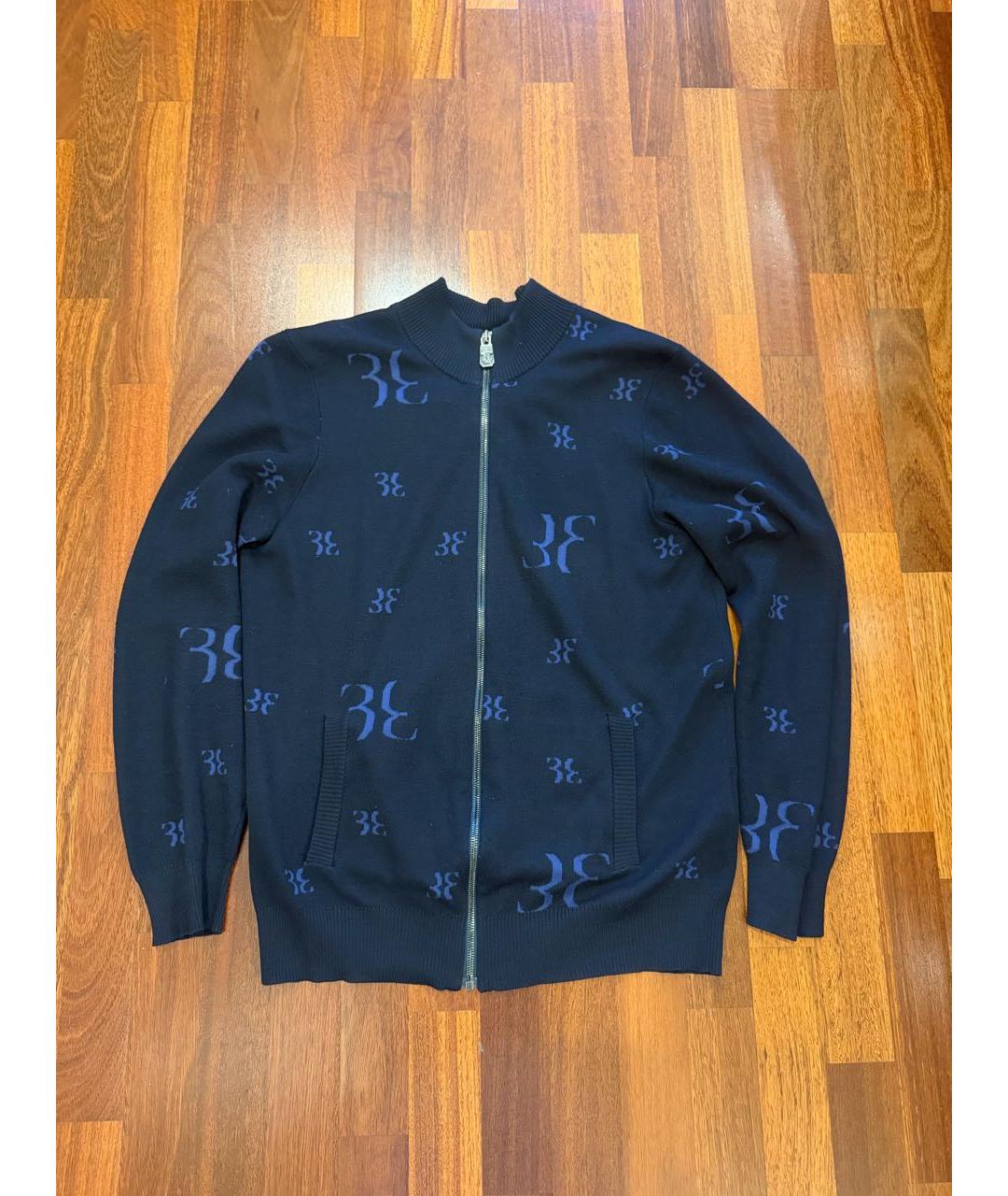 BILLIONAIRE Синий шерстяной кардиган, фото 7