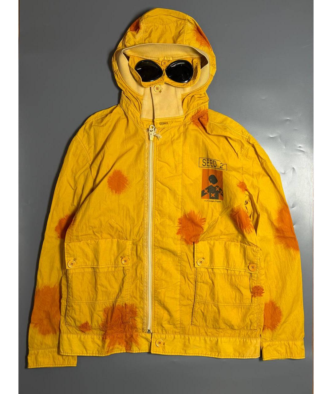 CP COMPANY Желтая полиамидовая куртка, фото 10