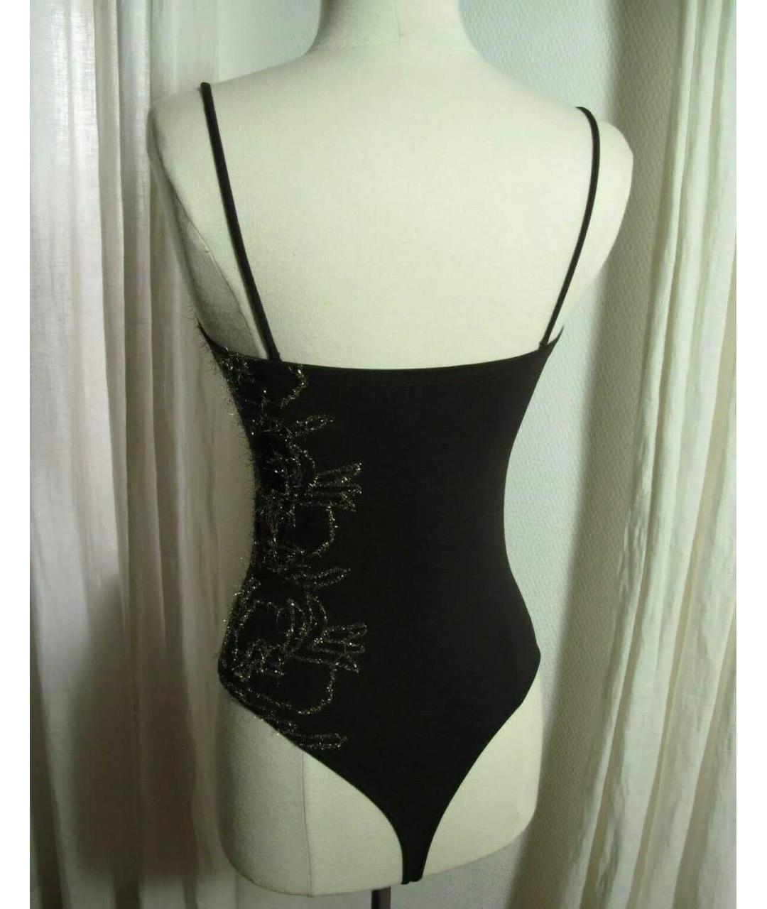 WOLFORD Коричневое велюровое боди, фото 4