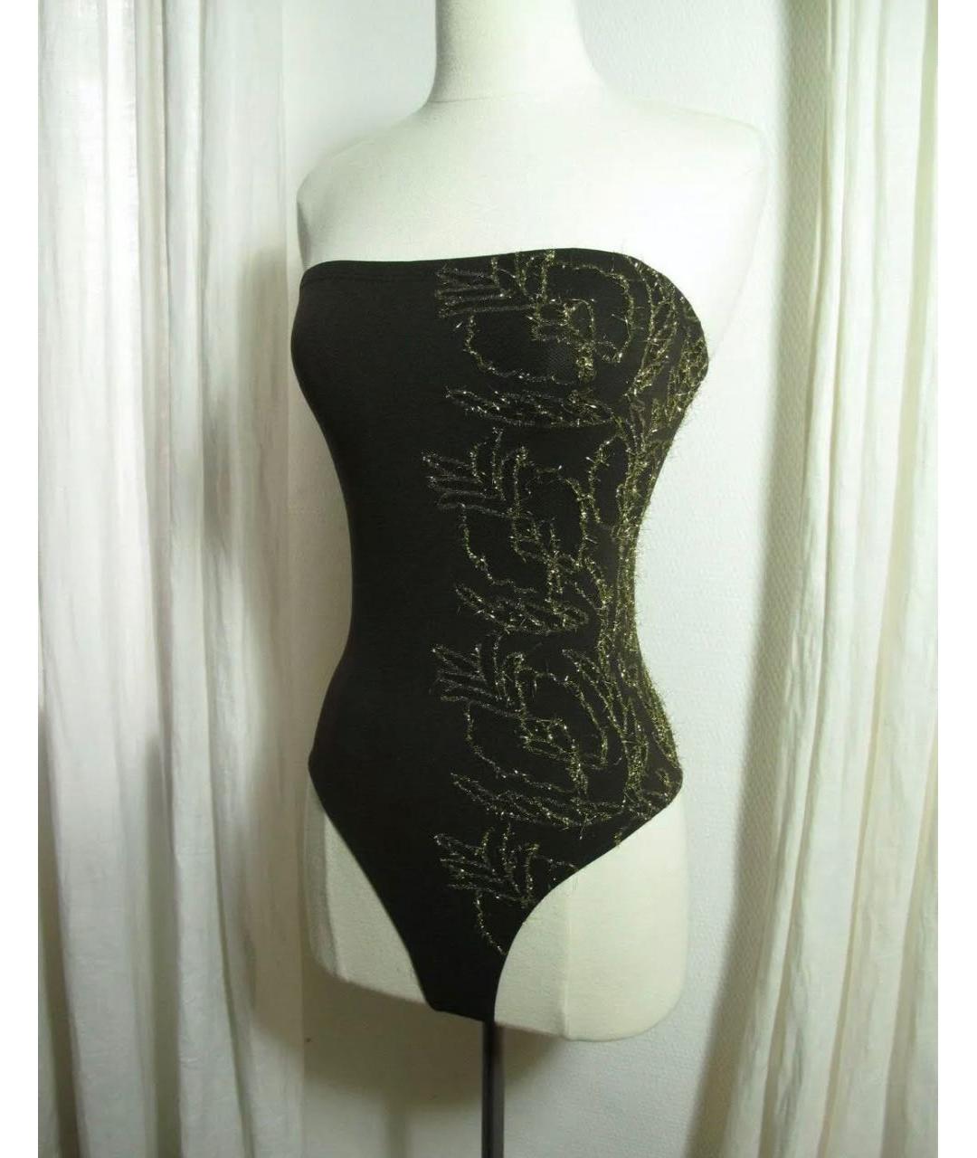 WOLFORD Коричневое велюровое боди, фото 7