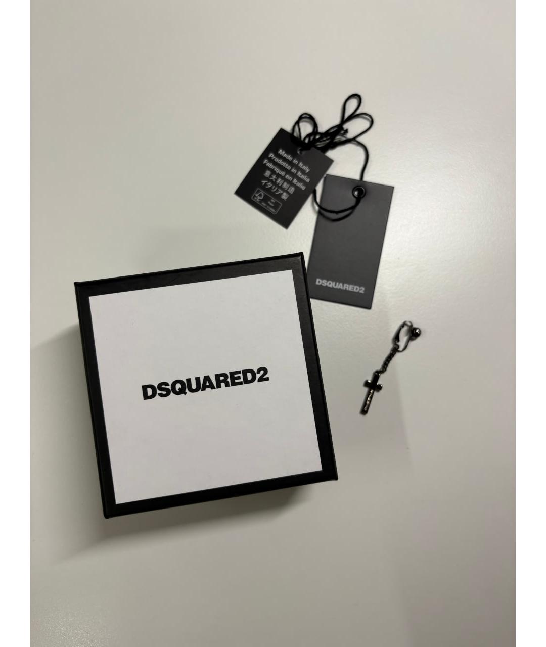 DSQUARED2 Серебряные клипсы, фото 2