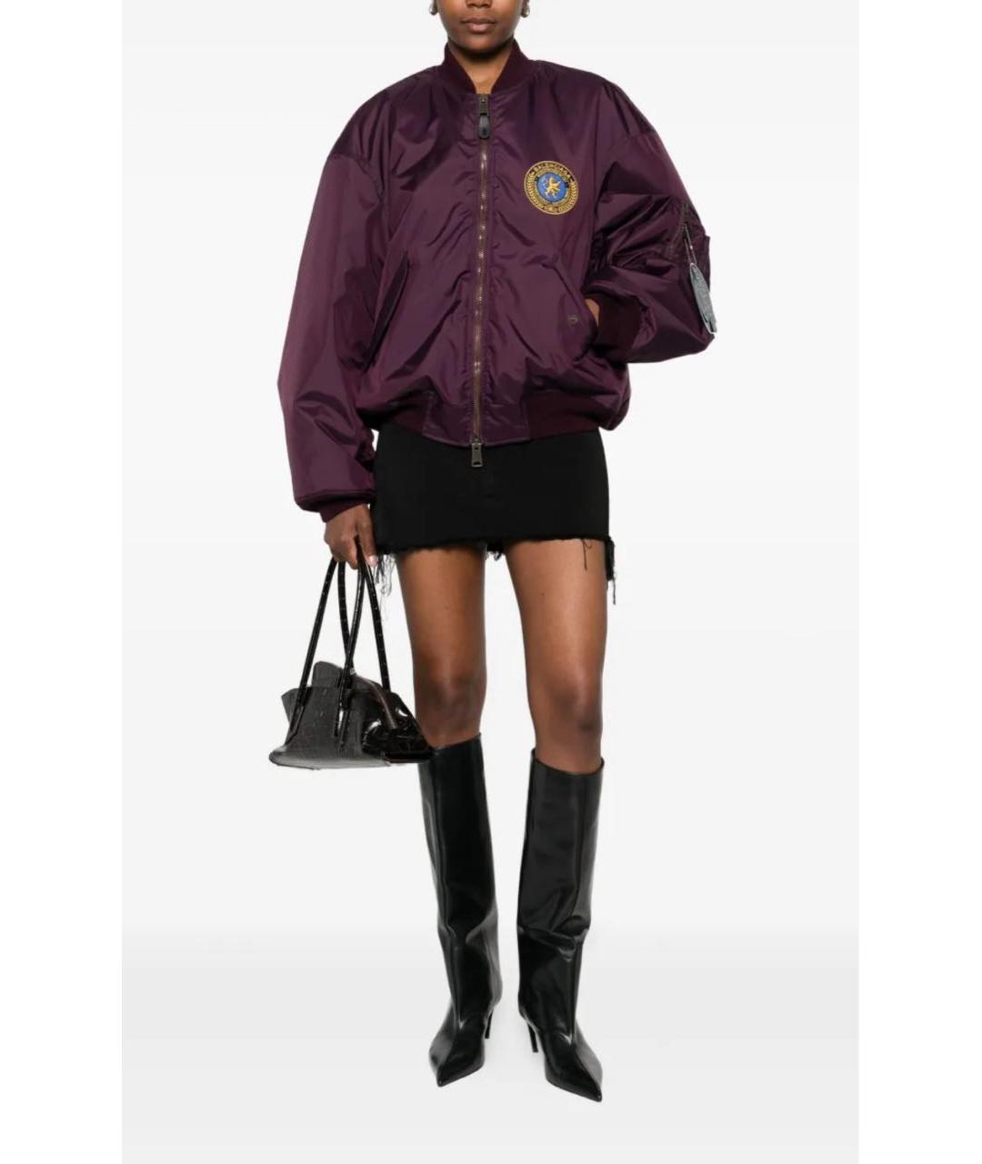 BALENCIAGA Фиолетовая куртка, фото 4