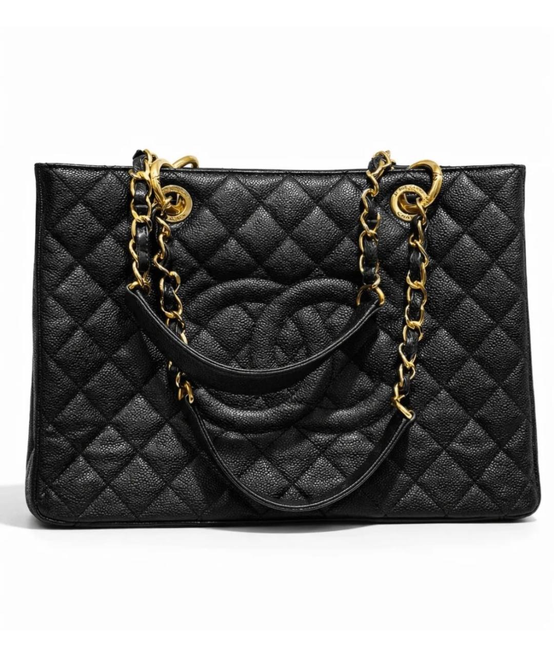 CHANEL Черная кожаная сумка через плечо, фото 8