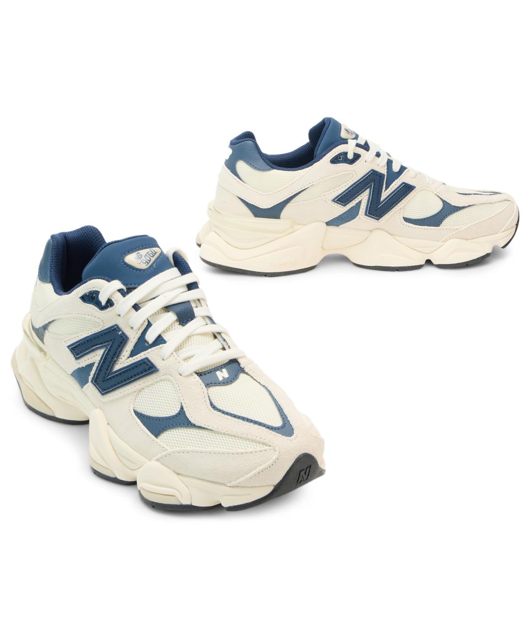 NEW BALANCE Бежевые замшевые низкие кроссовки / кеды, фото 3