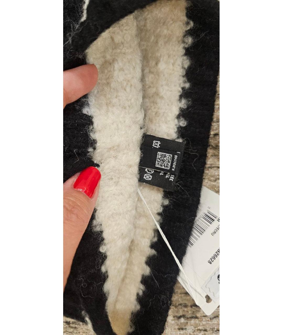 CHANEL Черная кашемировая шапка, фото 5