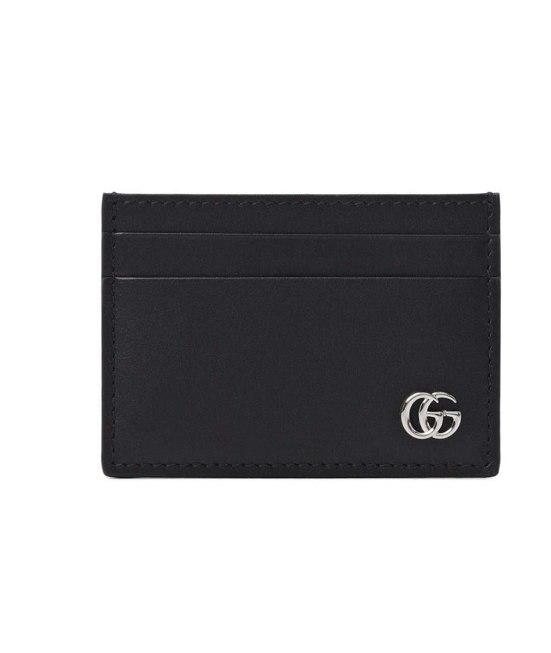 GUCCI Черный кожаный кардхолдер, фото 5