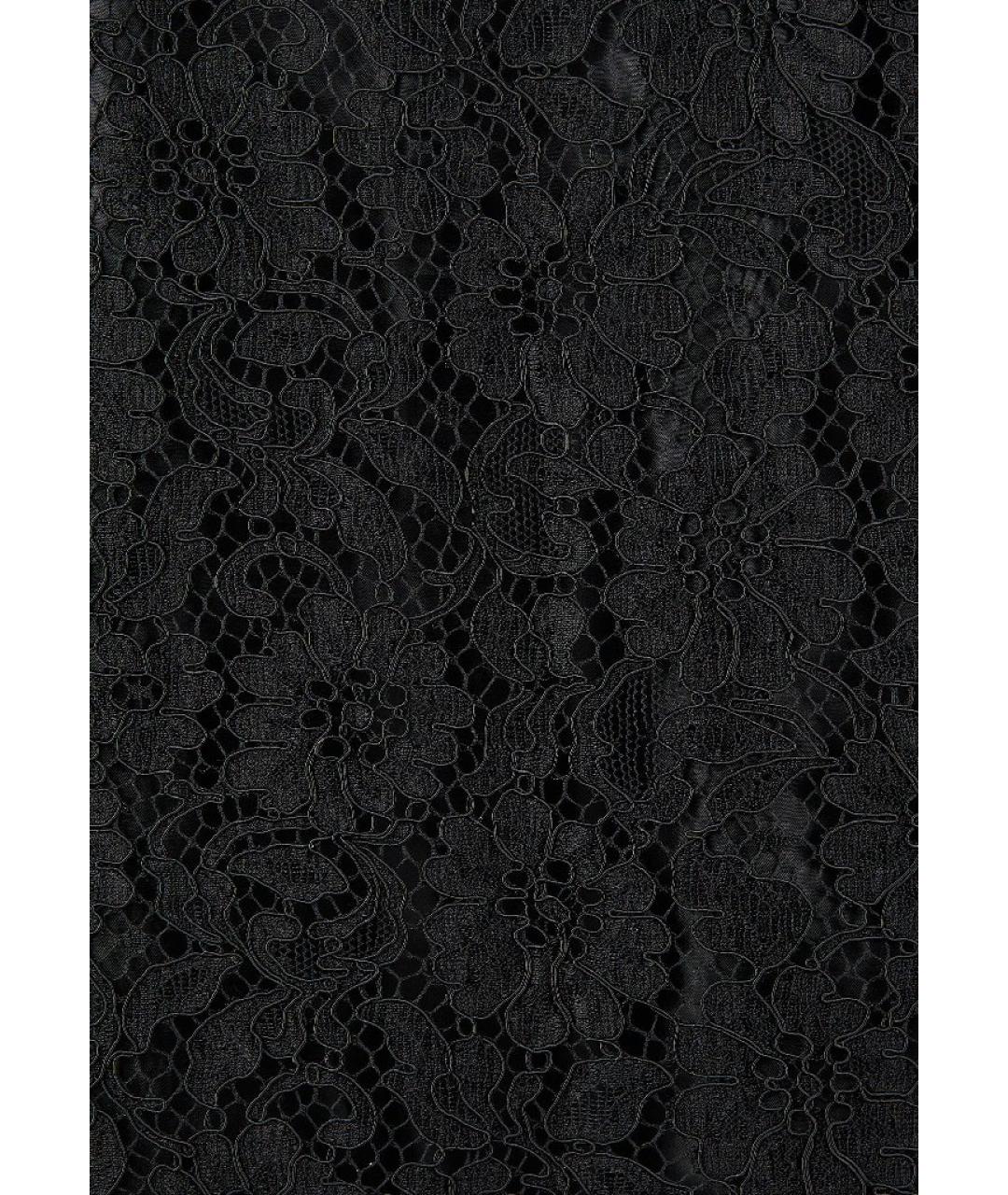 DOLCE&GABBANA Черная юбка миди, фото 4