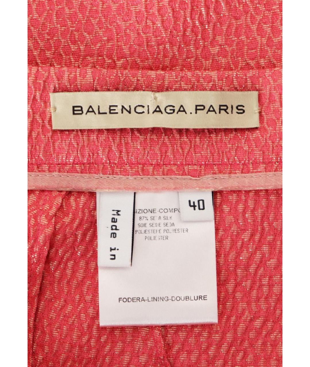 BALENCIAGA Шелковая юбка миди, фото 6