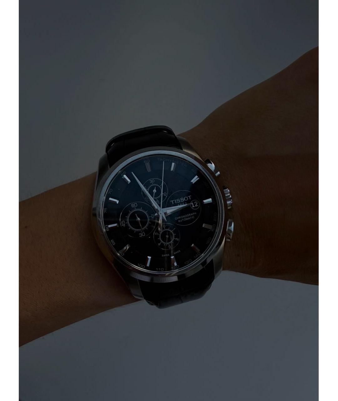 TISSOT Серебряные стальные часы, фото 6