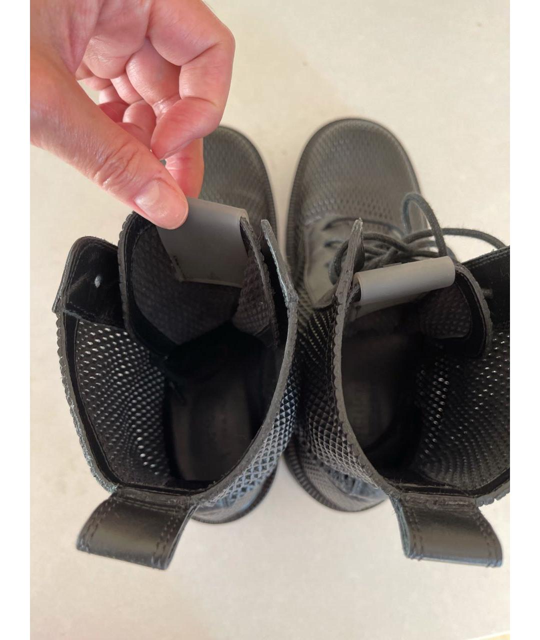 VIC MATIE Черные кожаные ботинки, фото 3