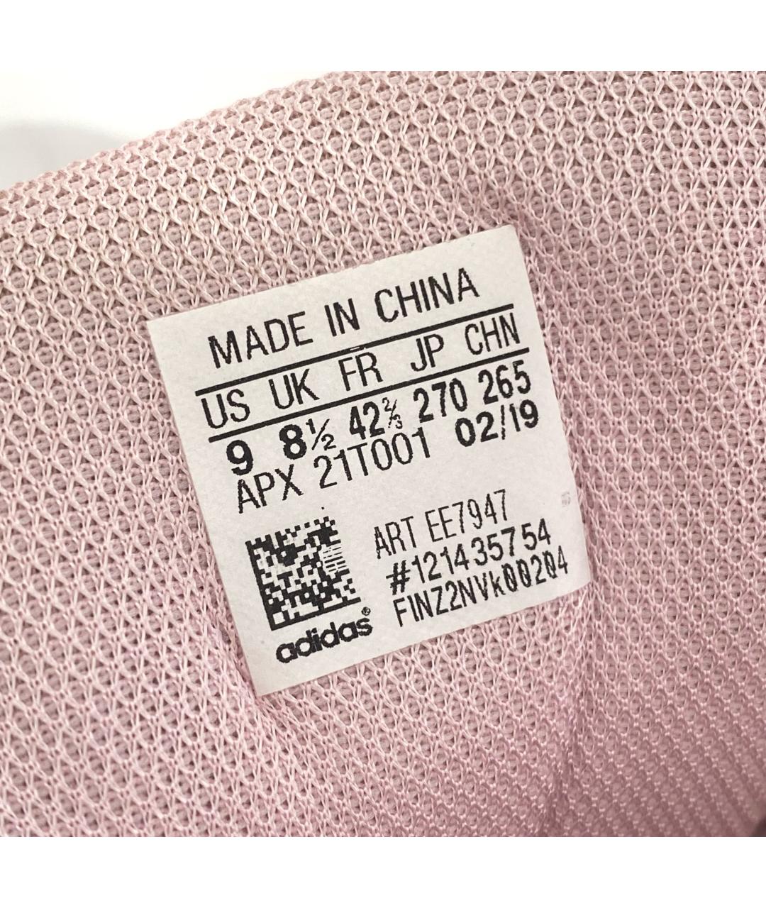 ADIDAS X RAF SIMONS Розовые синтетические низкие кроссовки / кеды, фото 8