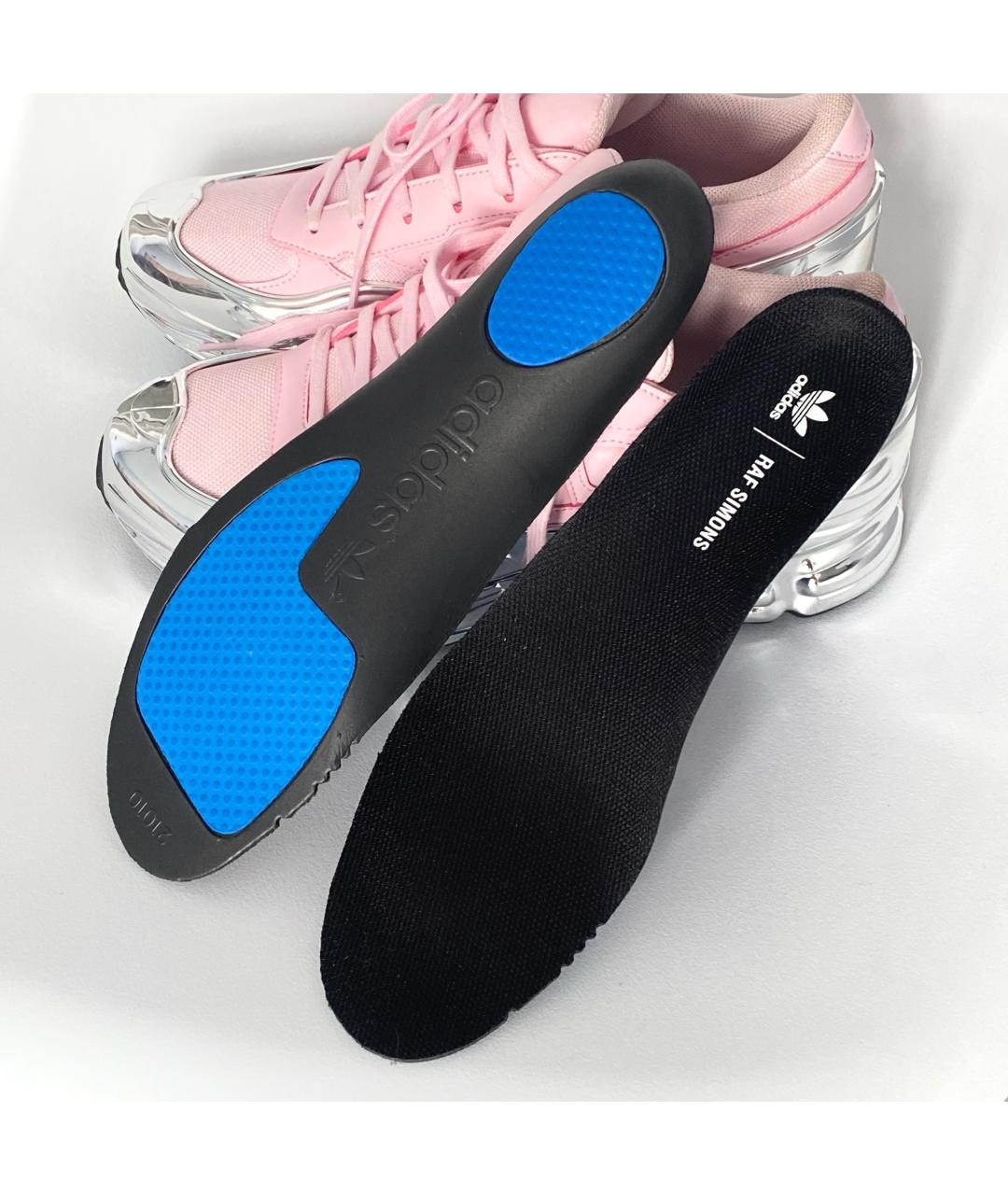 ADIDAS X RAF SIMONS Розовые синтетические низкие кроссовки / кеды, фото 7
