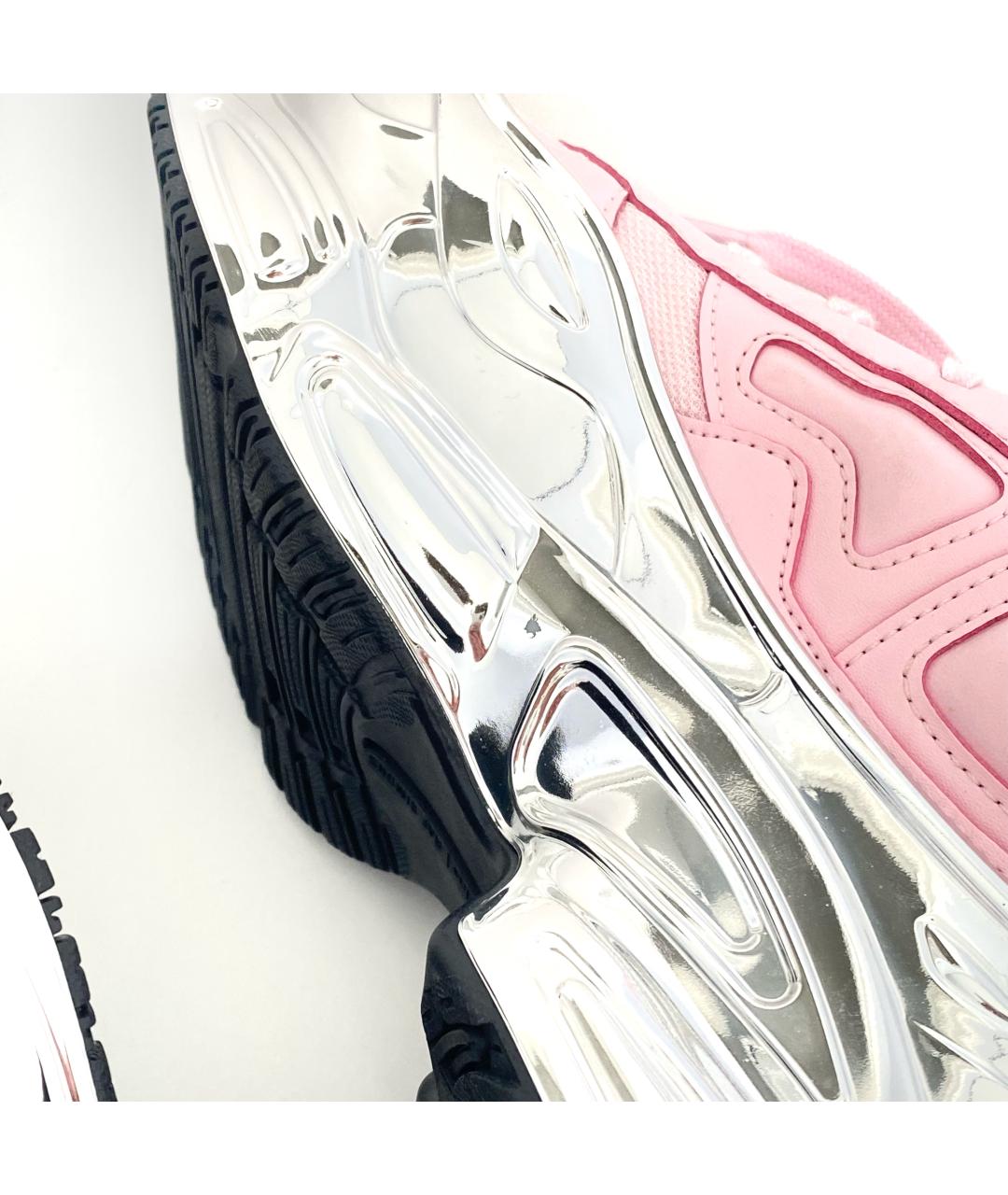 ADIDAS X RAF SIMONS Розовые синтетические низкие кроссовки / кеды, фото 9